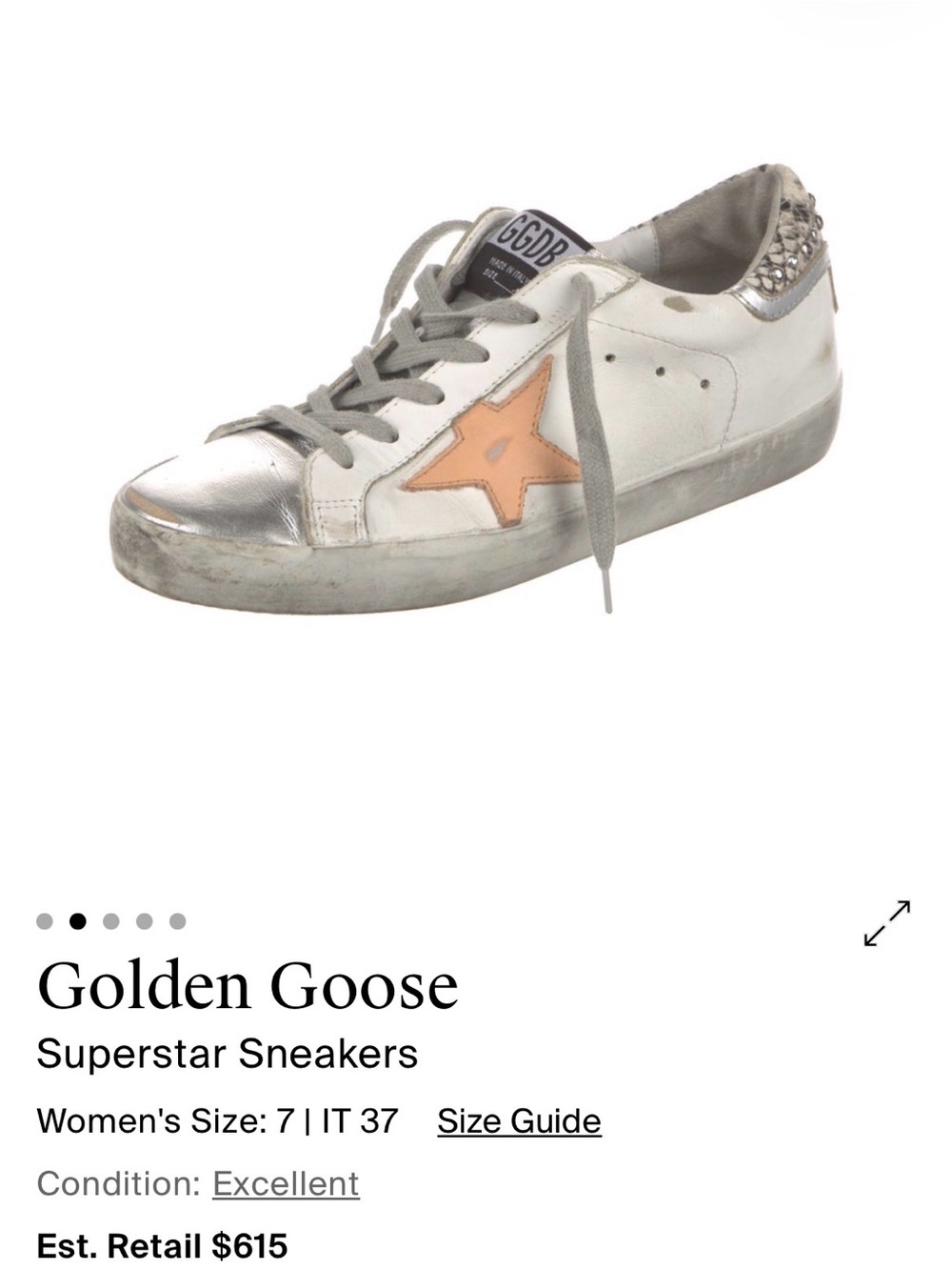 Golden Goose Super star low top sneakers